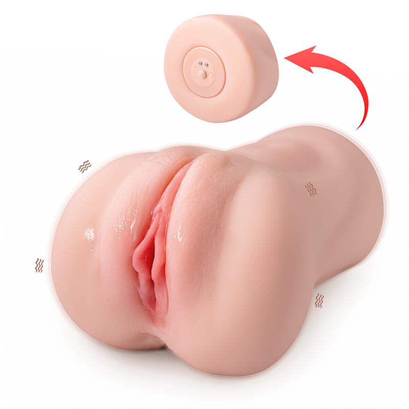 Elanie punjivi masturbator sa vibracijom od TPR-a — 18 cm — SQ MA60073V